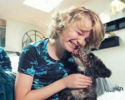 The actor also loves to play with his dog in his spare time.